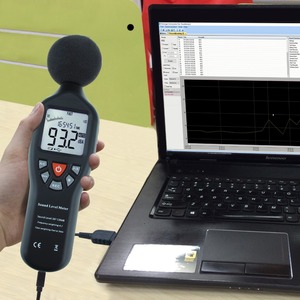 高精度测量30dB-130dB与数据记录功能声级计与背光显示屏紧凑专业 - Product Image 4
