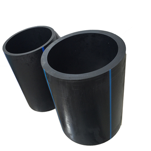 Factory Direct Supply Pn8 10&quot; 20&quot; Diameter Poly <strong>Hdpe</strong> <strong>Pe100</strong> Water Irrigation Pipe With Blue Stripe