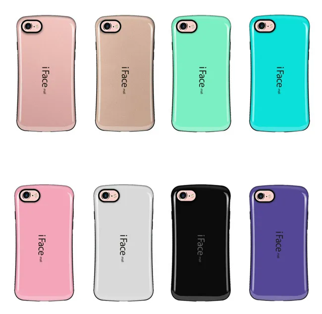 Nieuwe Mode Leuke Mobiele Telefoon Iface Mall Case Voor Iphone 6 6S Plus Voor Iphone 7 8 Plus Se 2020 2022 Siliconen Shockproof Cover