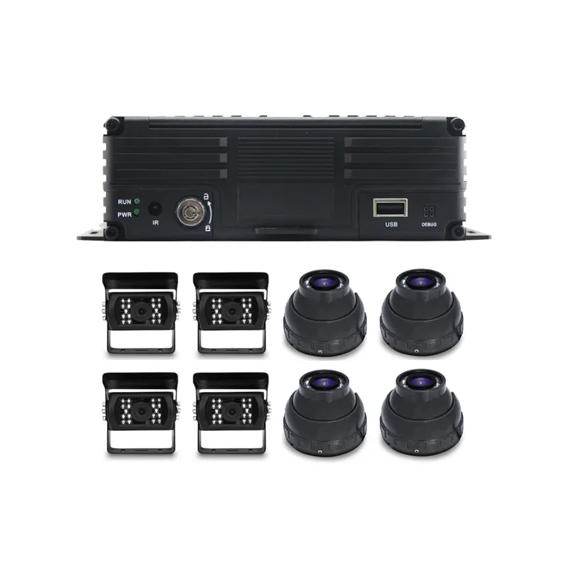 高品質4チャンネル1080P 3g 4g mdvr GPSモバイルdvr WIFI RJ45 ADAS APCオプション