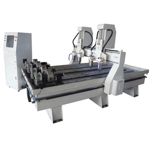 Multi-husillos 4 eje cnc router de madera máquina de grabado máquina de 3d cnc router - Product Image 3