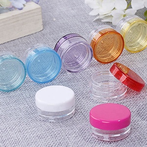 Mini Small Samples Plastic <strong>Jar</strong> <strong>3</strong> g Round <strong>Cream</strong> <strong>Jar</strong> 5 g Cosmetic <strong>Cream</strong> <strong>Jars</strong> - Product Image 5