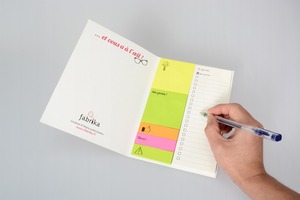 Mini-almohadillas de notas de bolsillo, cuaderno impreso personalizado, almohadillas acolchadas, notas adhesivas - Product Image 4