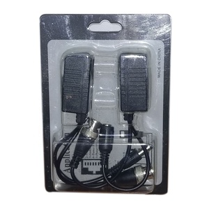 Good Quality <strong>BNC</strong> HD UTP Balun Passive Transceiver RJ45 Cat5 Cable Video Power Audio UTP Balun AHD/CVI/TVI Video <strong>and</strong> Power Supply