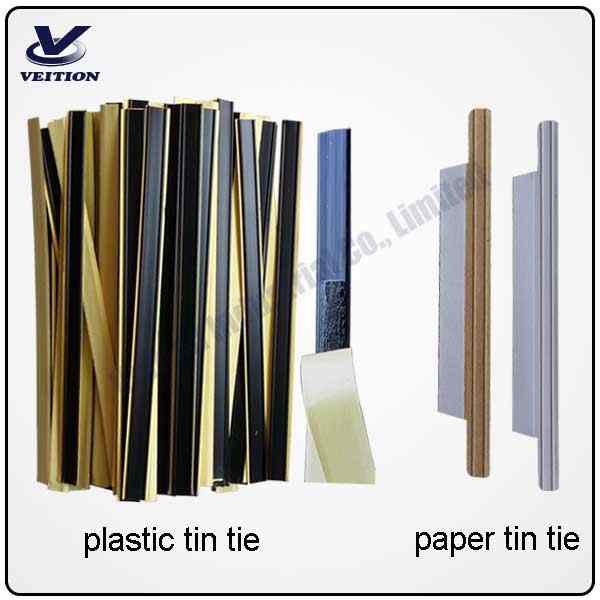 High Quality Adhesive Metallic Gold Tin Tie for Coffee Bags
