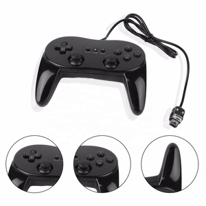 FREE SHIPPING 2nd Generation <strong>New</strong> <strong>Black</strong> White Wired Classic Controller Pro Joypad Gamepad for <strong>Wii</strong> U <strong>Wii</strong> Remote Game Controller - Product Image 6