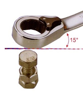 8 ~ <span class=keywords><strong>19mm</strong></span> 12 adet el aracı esnek döner cırcır anahtarı seti