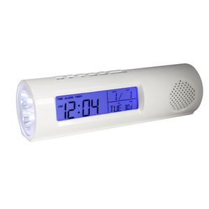 Nuovo Design 3 In 1 FM Radio torcia blu LED retroilluminazione digitale calendario sveglia - Product Image 3