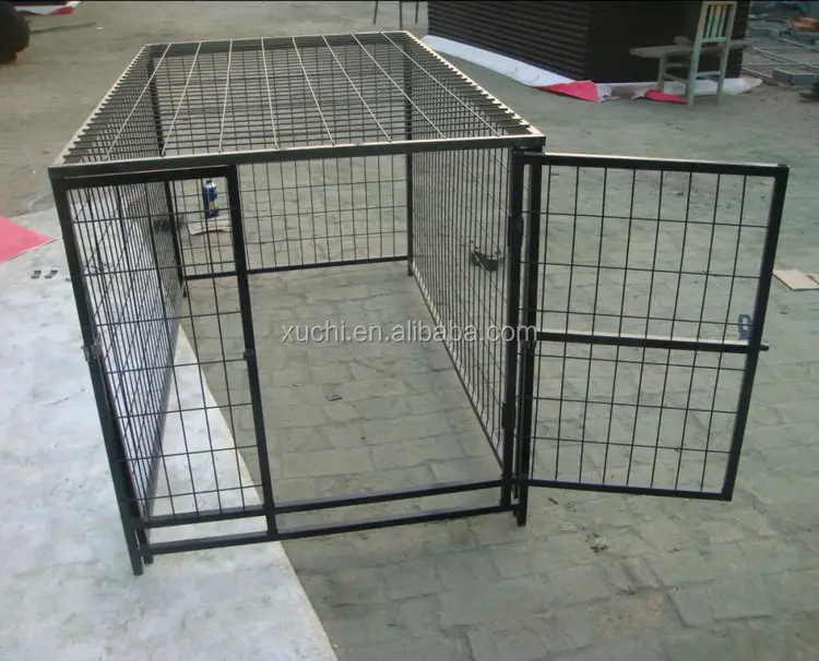 الصين المصنع مباشرة الحديد بيت للكلب ، الكلب الأقلام ، الكلب يدير