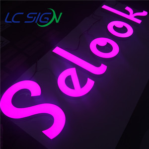 3D Stainless Steel Từ Dấu Hiệu Acrylic Led Thời Trang Quảng Cáo Frontlit Epoxy Resin Thư Kênh Soign - Product Image 4