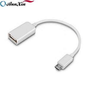 Micro V8 USB maschio a USB 2.0 femmina cavo adattatore OTG per telefono Android giacca in PVC per uso della fotocamera e del Computer - Product Image 3