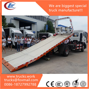双轴中国平板2轴牵引小车拖车牵引半挂车 - Product Image 2