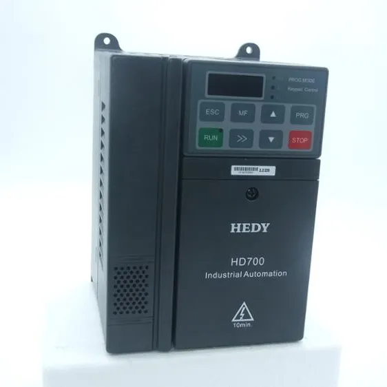 HEDY HD700 4KW Penggerak Kecepatan Variabel VSD AC Fase Tunggal, Keypad LED 5 Digit Warna Hitam, Konektor Keypad RJ45 Voltase Input 0 ~ 3 Fase