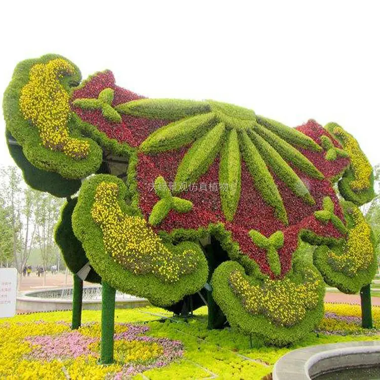 Nuovo design moderno giardino decorativo falso artificiale bosso arte topiaria umani, scultura corpo umano