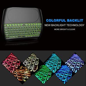 ACEMAX D8 2.4GHz Mini Wireless <strong>Keyboard</strong> With Touchpad Mouse Backlit Rechargeable Battery Best Remote Partner for <strong>Raspberry</strong> <strong>Pi</strong>