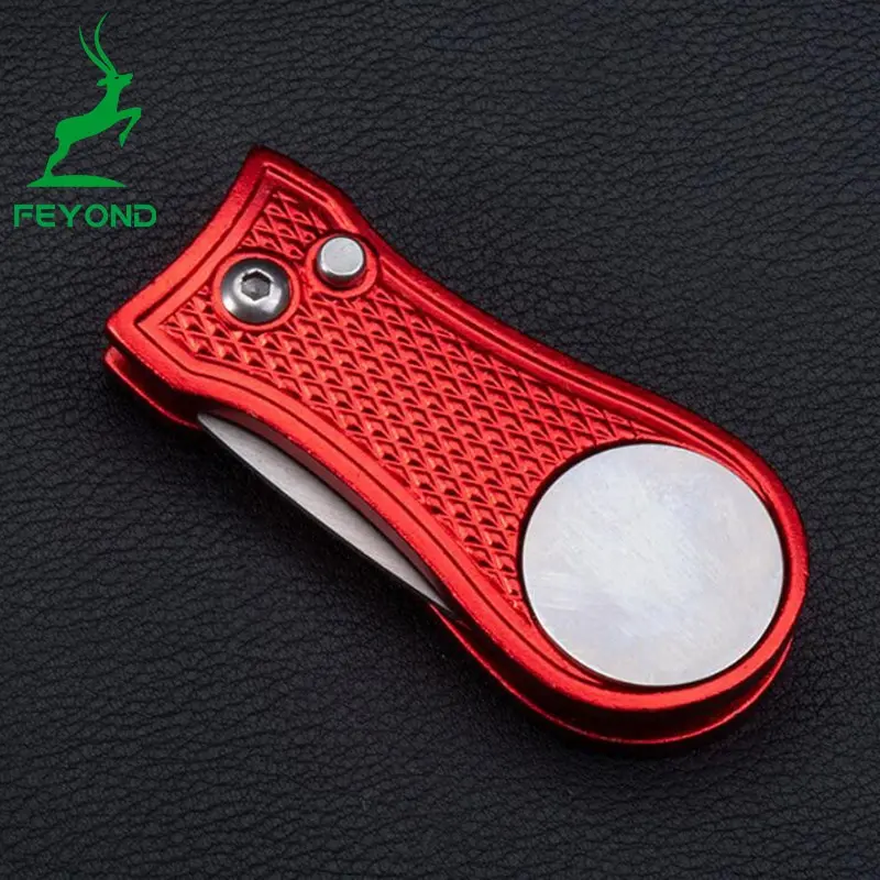 Customize Golf Magnetic Divot Pivot with Ball Marker with Custom Logo Golf Repair Tool