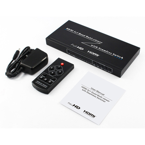 YUNZUO <strong>HDMI</strong> Quad Multi-Viewer 4x1 <strong>4</strong> in <strong>1</strong> Out <strong>HDMI</strong> <strong>Switcher</strong> 1080P <strong>HDMI</strong> Seamless Switch with IR Control - Product Image 3