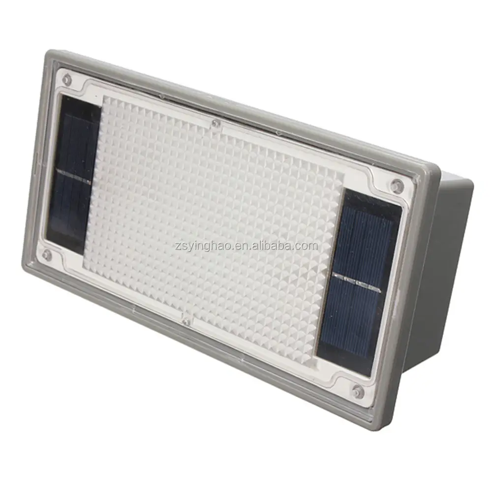 High Power led Outdoor Solar Brick Lights with solar panel