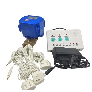 Water Leak <strong>Detection</strong> Electric Motorized Valve 8pcs Sensors Water Alarm for Home User Water Flow <strong>Control</strong> System