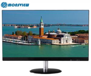 23.8 24英寸台式1920*1080电脑显示器23 23.6 23.8 24英寸FHD IPS屏幕发光二极管显示器，带VGA高清扬声器12V DC