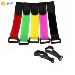 Correas de gancho y bucle con hebilla de plástico ajustable para cintas y cables - Product Image 3