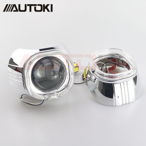 AUTOKI 3 Inch LED DRL Halo Nhẫn Vuông Mô Hình Cho <span class=keywords><strong>Q5</strong></span> <span class=keywords><strong>Mini</strong></span> <span class=keywords><strong>D2S</strong></span> H4 G4 G5 G6 Bi-xenon Ống Kính Máy Chiếu - Product Image 4