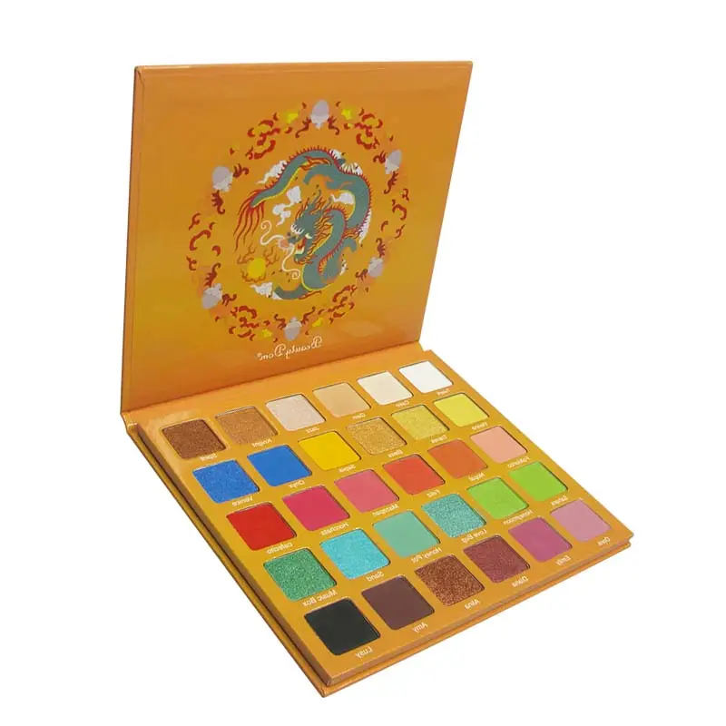 Best selling cosmetics OEM/ODM service colourful highly pigmented eyeshadow