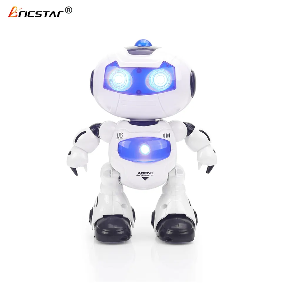 Bricstar hot selling electronic dancing robot toy, happy kid toy robot fighter suitable for all market
