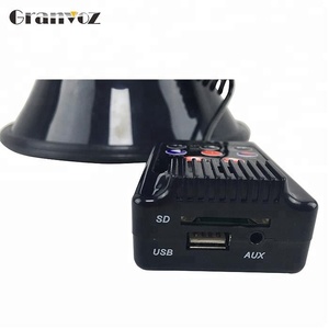 12V 100w אלחוטי נטענת שימושי מגפון עם סירנה 18650 ליתיום סוללה