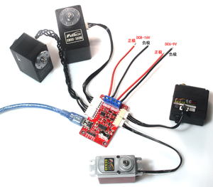 Многофункциональный преобразователь сигнала последовательного порта USB/URAT SMS(RS485) SCS(TTL), совместимый с аккумулятором сервопривода Feetech SCServo SM - Product Image 4