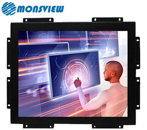 Metal Shell Open Frame 12 Inch 1024*768 Square Display USB HD Capacitive Touch Screen <strong>Monitor</strong> for <strong>Raspberry</strong> <strong>PI</strong> - Product Image 2