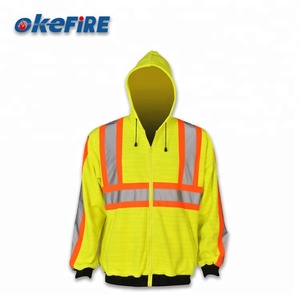 Okefire בטיחות גבוהה ראייה בטיחות ז 'קט המפציץ