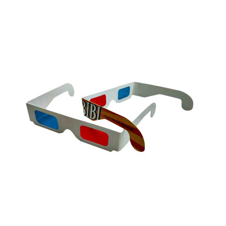 Wholesale Paper Red Cyan Glasses 3D Movie Glasses Red  Blue 3d Glasses