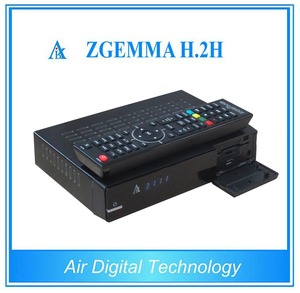 Original ZGEMMA H.2H Enigma2 Satellite <strong>Receiver</strong> with BCM7362 Dual Core <strong>Linux</strong> OS (1xDVB-S2+1x DVB-T2/C)