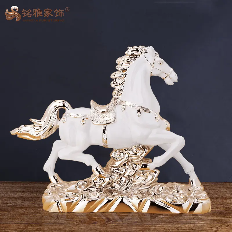 China customized horse resin model kit figures exhibition souvenirs