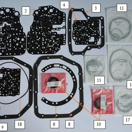 Atx a4af2/a4af3 selo e junta overhaul auto transmissão caixa de velocidades reparo peças e junta kit