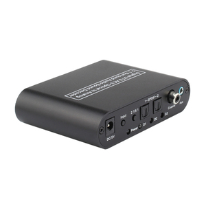 Extractor de audio Hdmi, audio digital a 5,1, convertidor de audio analógico, entrada coaxial SPDIF óptica, salida de 5,1 canales, salida R/L
