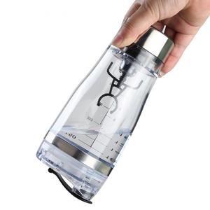 450ML חשמלי פלסטיק בלנדר שייקר בקבוק, 16oz אבקת מיקסר כוס, מותאם אישית לוגו כושר מערבולת טורנדו חכם מיקסר