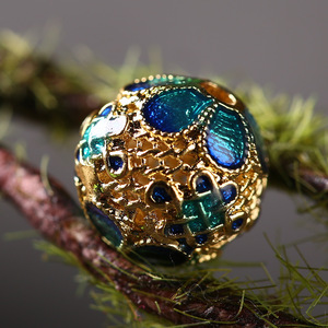 High Quality Beautiful Designs Copper Material <strong>Beads</strong> Wholesale Cloisonne <strong>Beads</strong> - Product Image 6
