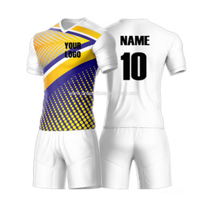 Toptan futbol forması tasarım koşu camisetas geri dönüşümlü futbol set gömlek clud yeni stil yeşil gençlik futbol forması