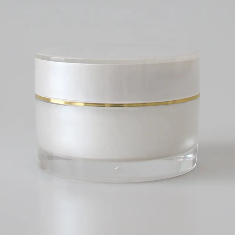 Hot Bán 50 Gam 100 Gam Đôi Tường Nhựa Jar Cho Kem Acrylic Mỹ Phẩm Container