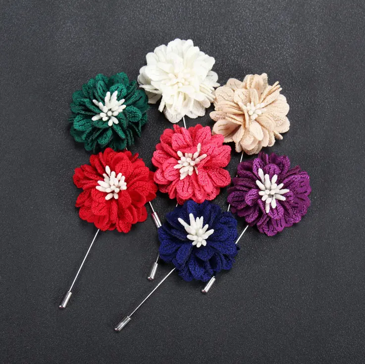 Wholesale Large Brooches in Bulk and Flower Lapel Pins for Suit