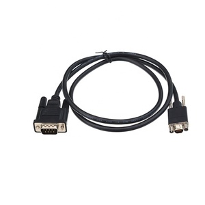 EMC 28AWG 9คอร์9 POS สายเคเบิลแบบ Micro-D-Sub 9ขาเป็น9ขาพิน RS232 DB9 - Product Image 1