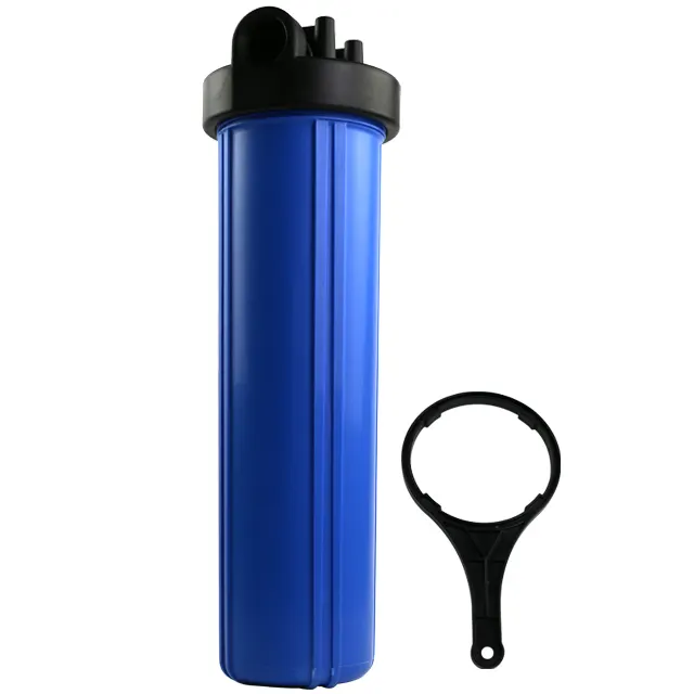 20 Inch Grote Blauwe Water Filter Behuizing Voor Drinken Waterzuiveraar