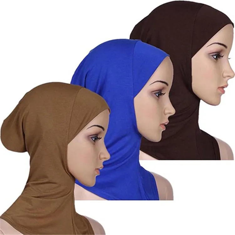 Capuchons intérieurs Hijab pour femmes, Tube musulman, haute qualité, vente en gros