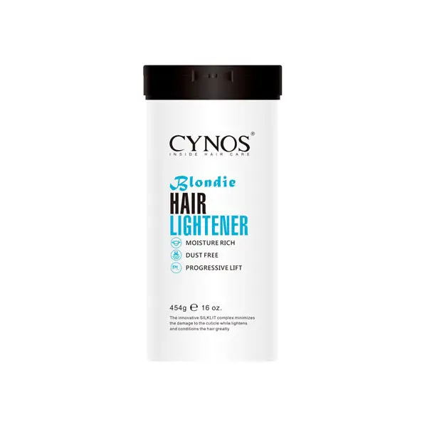 Poudre de blanchiment des cheveux Cynos, décolorante professionnelle, moins de dommages, meilleure vente