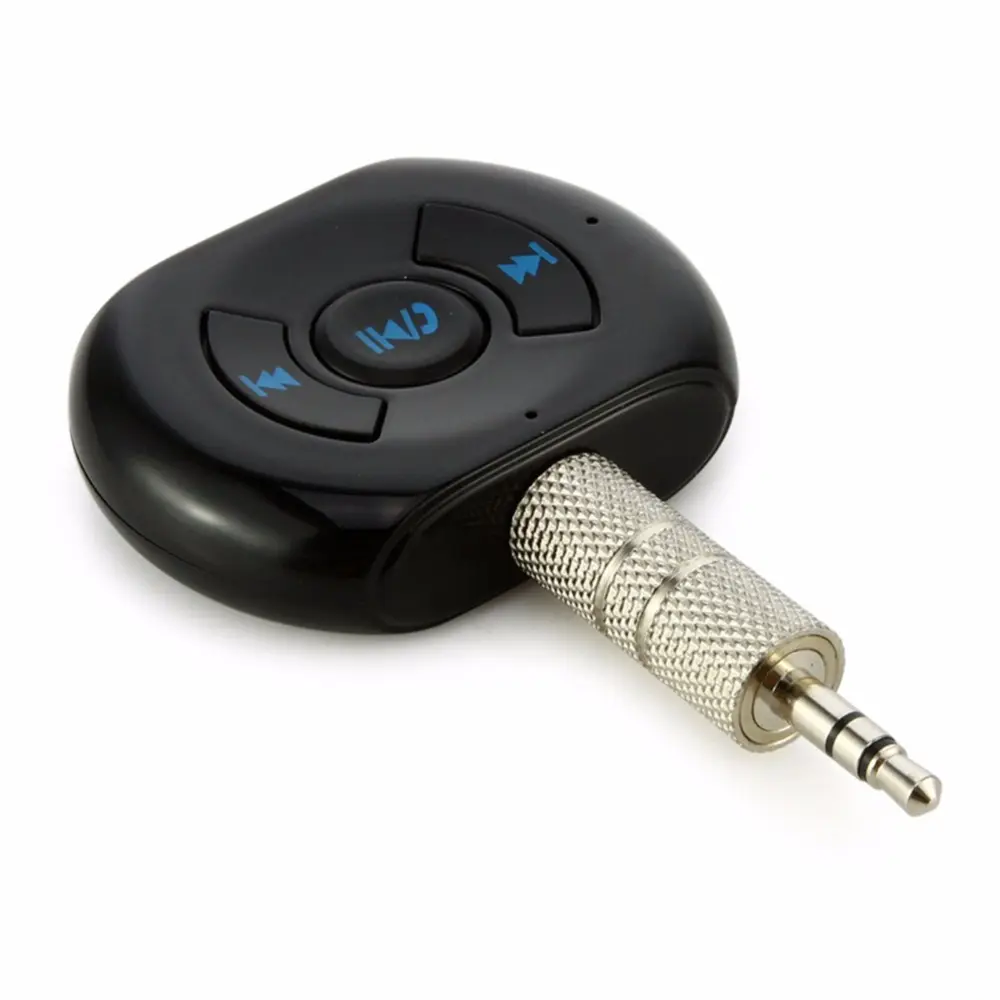Adaptador receptor de Audio y música para coche, conector inalámbrico BT 3,5 de 4,1mm, sin micrófono, para teléfonos móviles