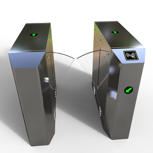 Metro istasyonu giriş kontrol köprüsü eğimli kanatlı geçiş kapısı kapı turnike hf-y01bd - Product Image 1