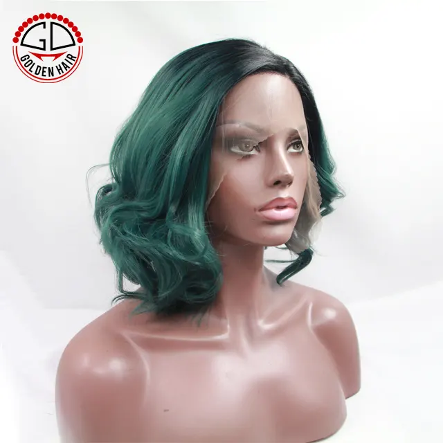 High Quality Middle Part Short Synthetic Straight Wig