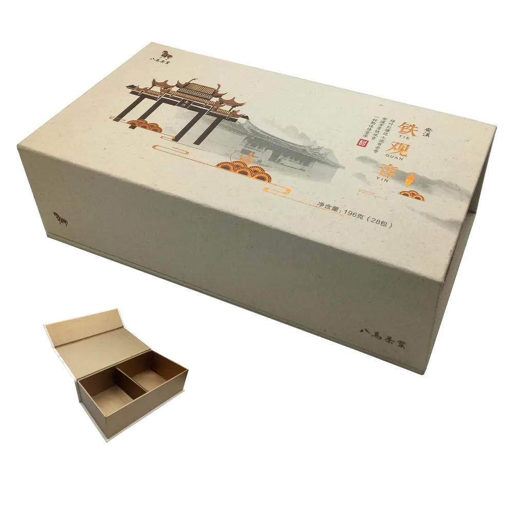 Custom bags paper set packaging chinese tea gift box